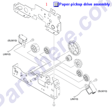 HP parts picture diagram for RM1-2679-000CN, RM1-2679-020CN